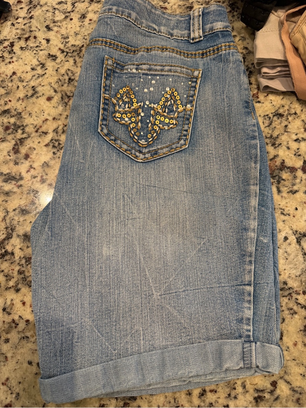 Blue Jean Shorts